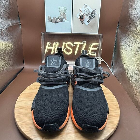 adidas Black and Orange Athletic Shoes - Picture 5 of 10